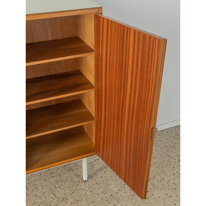 Vintage walnut dresser with two doors, Germany 1950s