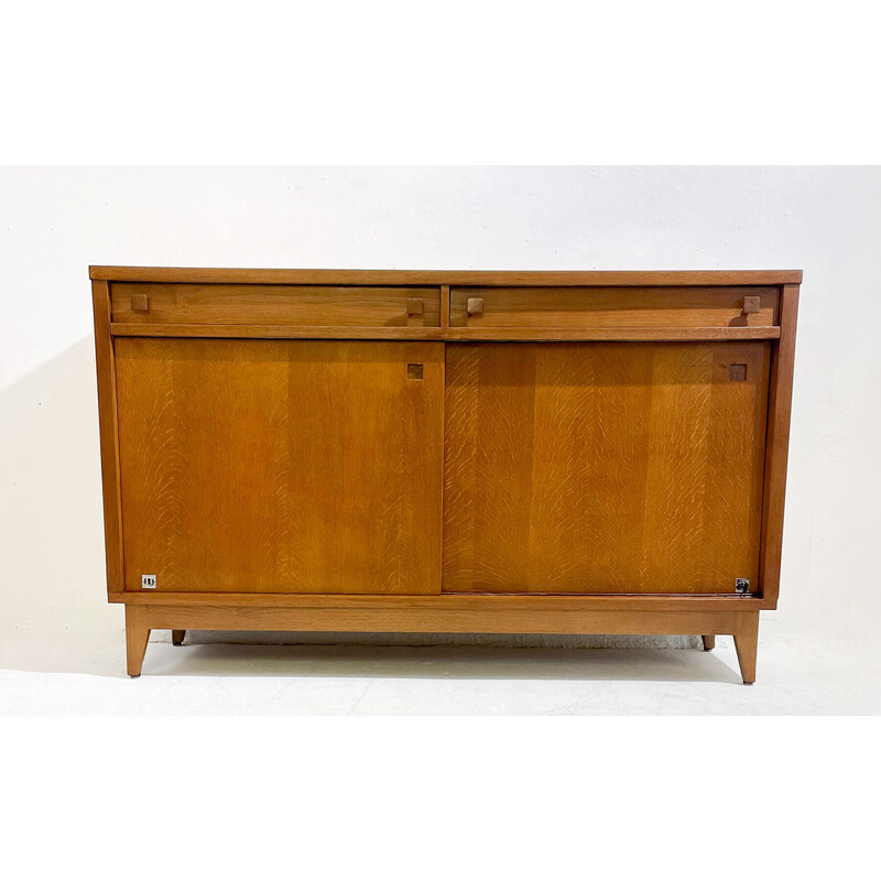 Mid-century sideboard in oakwood by Emiel Veranneman, 1958