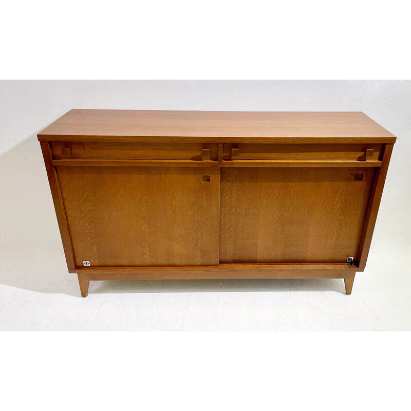 Mid-century sideboard in oakwood by Emiel Veranneman, 1958