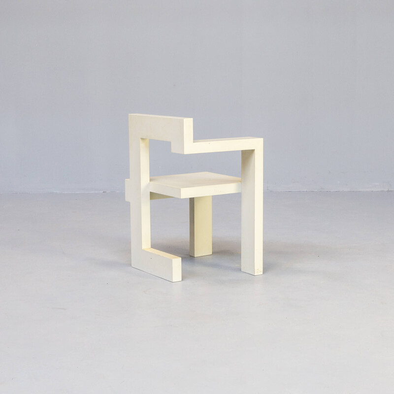 Cadeirão Vintage "Steltman" de Gerrit Rietveld, década de 1960