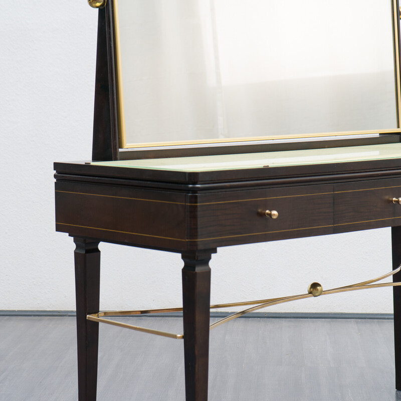 Vintage dressing table with swivelling mirror, 1950s