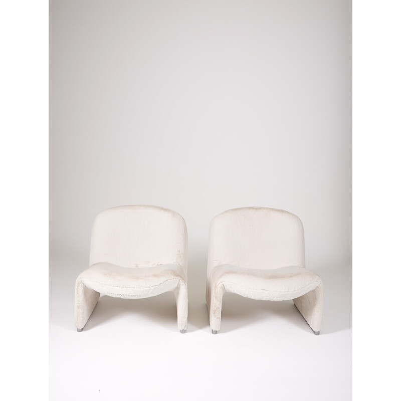 Paar Alky Vintage-Sessel von Giancarlo Piretti für Artifort, Italien 1970