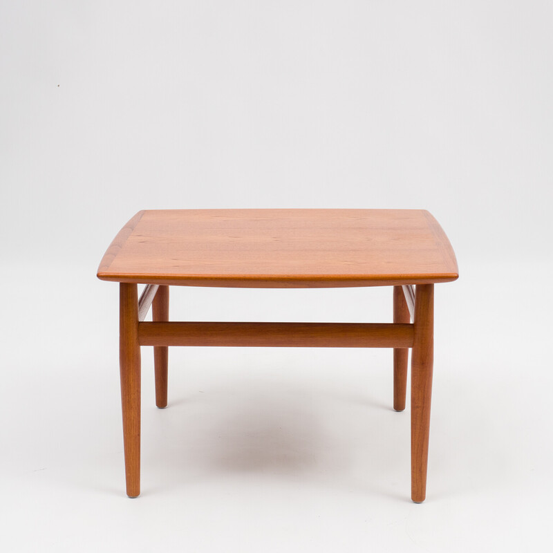 Danish vintage teak coffee table by Greta Jalk for Glostrup Mobelfabrik, 1960s