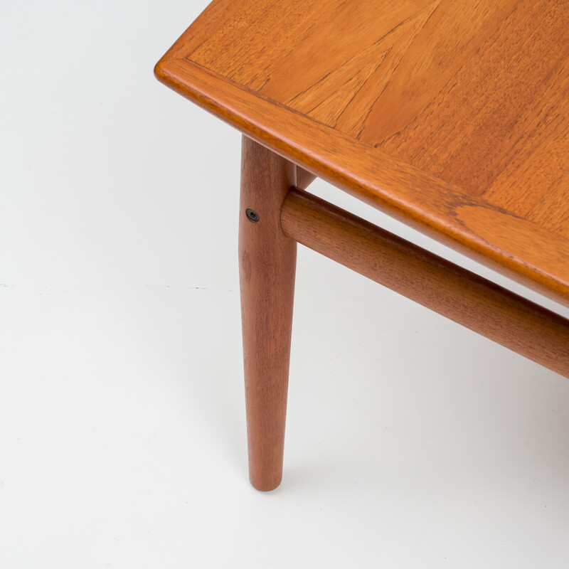 Danish vintage teak coffee table by Greta Jalk for Glostrup Mobelfabrik, 1960s