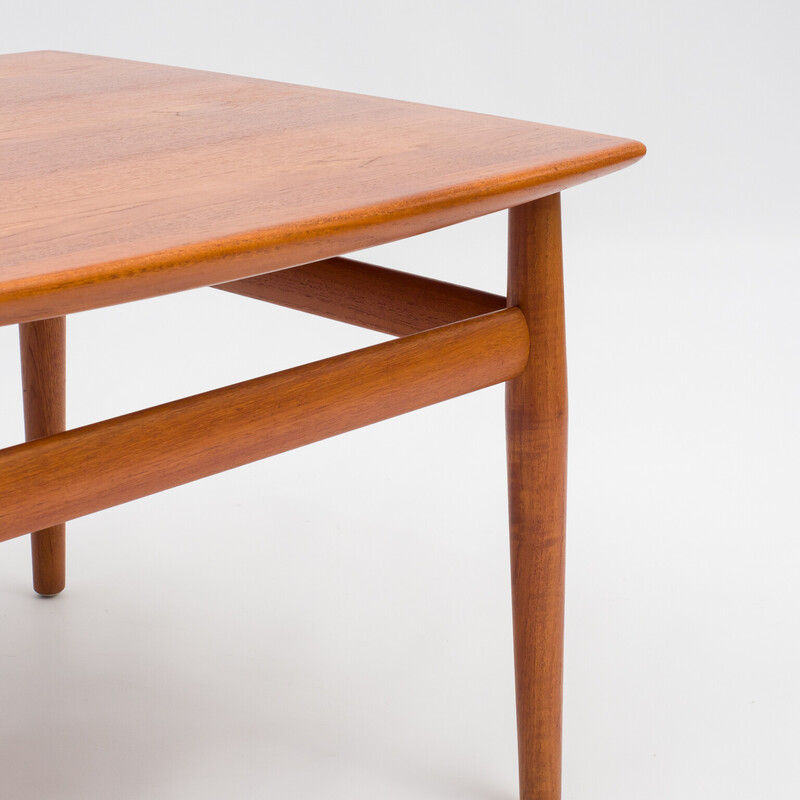 Danish vintage teak coffee table by Greta Jalk for Glostrup Mobelfabrik, 1960s