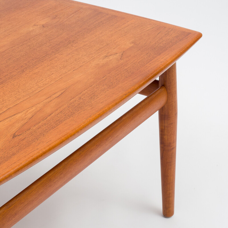 Danish vintage teak coffee table by Greta Jalk for Glostrup Mobelfabrik, 1960s