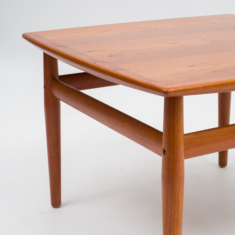 Danish vintage teak coffee table by Greta Jalk for Glostrup Mobelfabrik, 1960s