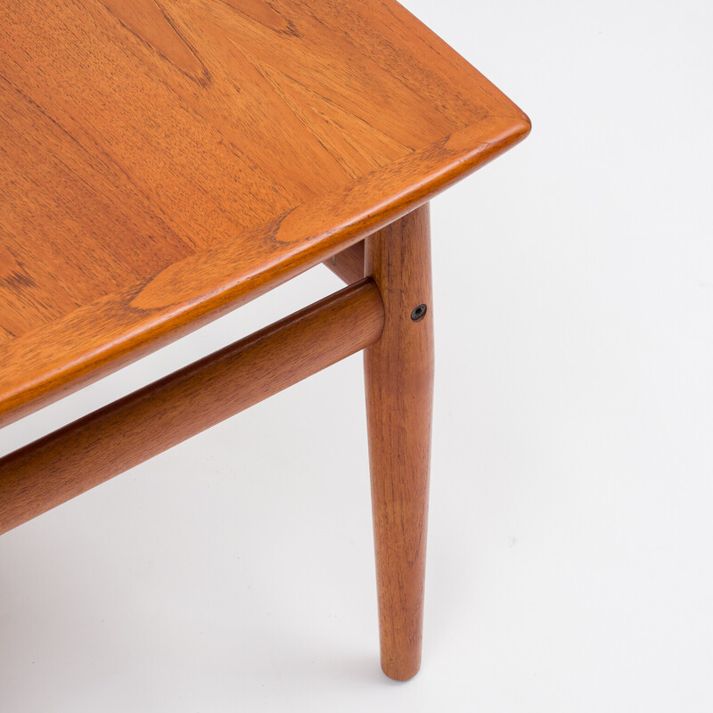 Danish vintage teak coffee table by Greta Jalk for Glostrup Mobelfabrik, 1960s