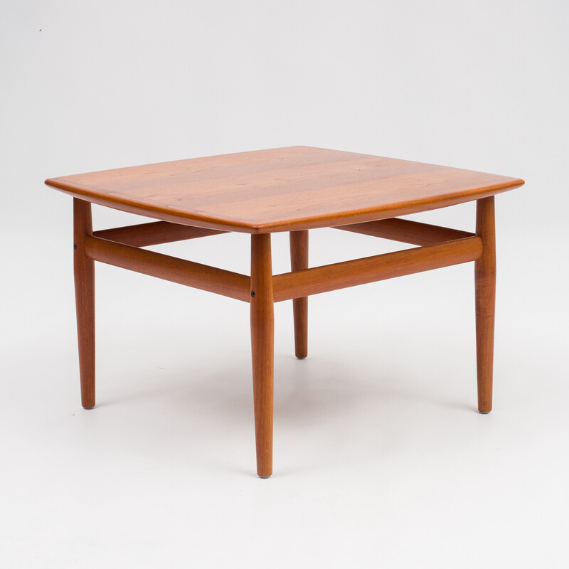 Danish vintage teak coffee table by Greta Jalk for Glostrup Mobelfabrik, 1960s