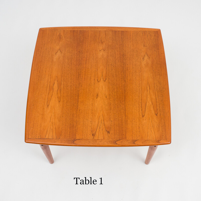 Tavolino danese vintage in teak di Greta Jalk per Glostrup Mobelfabrik, 1960