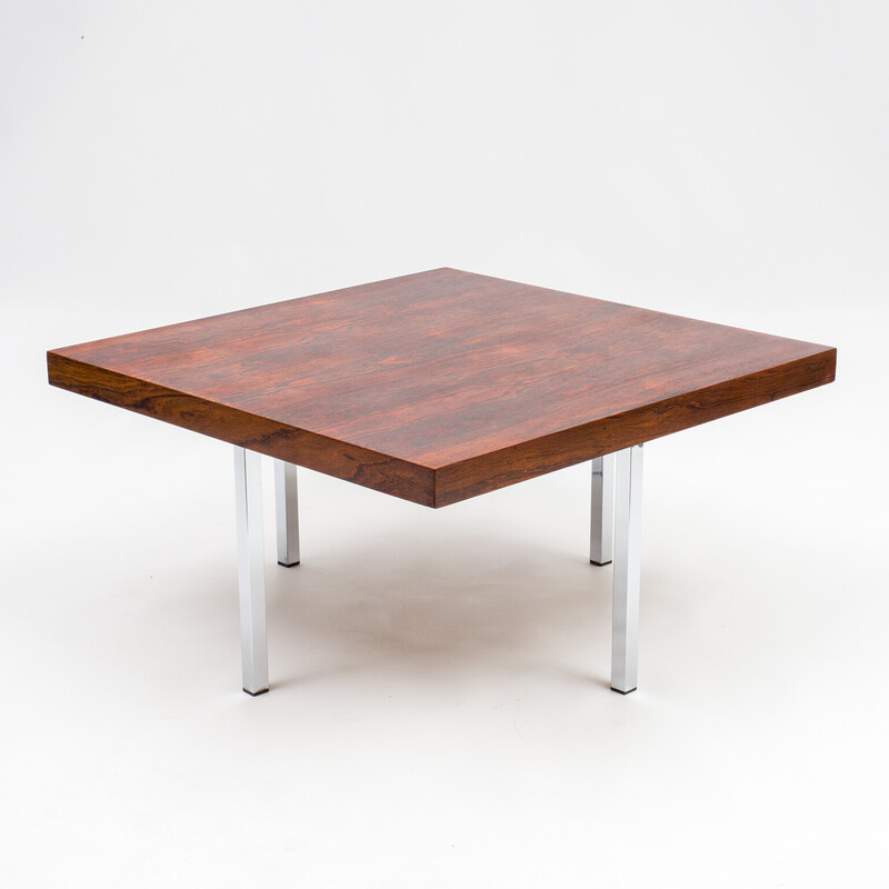 Vintage rosewood coffee table, 1960