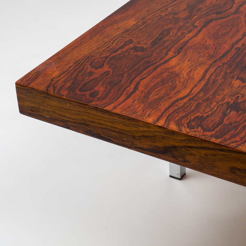 Vintage rosewood coffee table, 1960