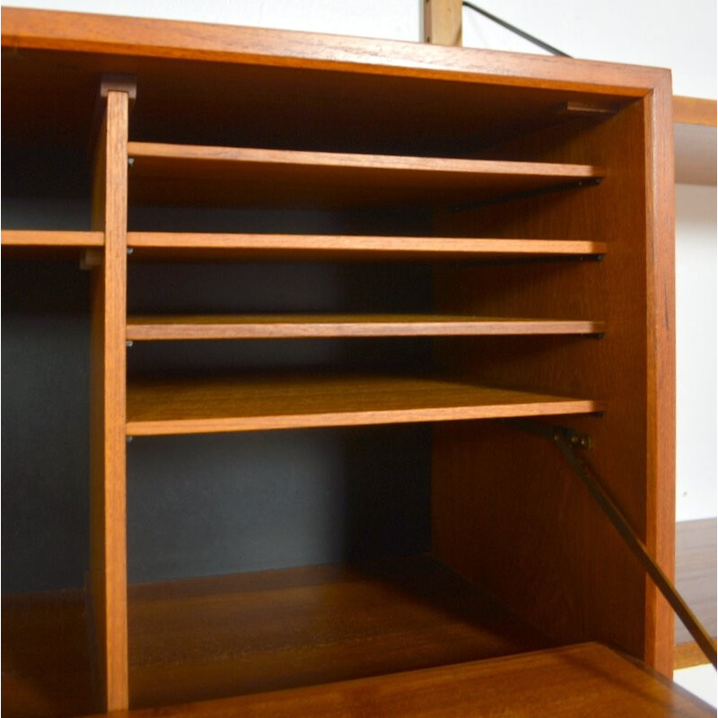 Modular bookcase system and secretary "Royal System" by Poul Cadovius - 1960s