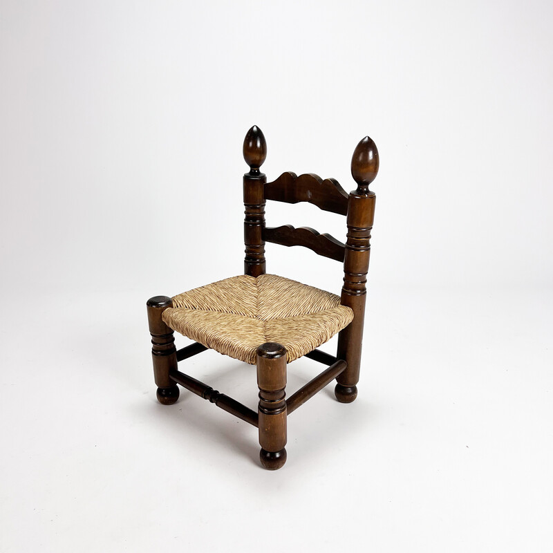 Cadeira lateral de pressa de meados do século, 1700s