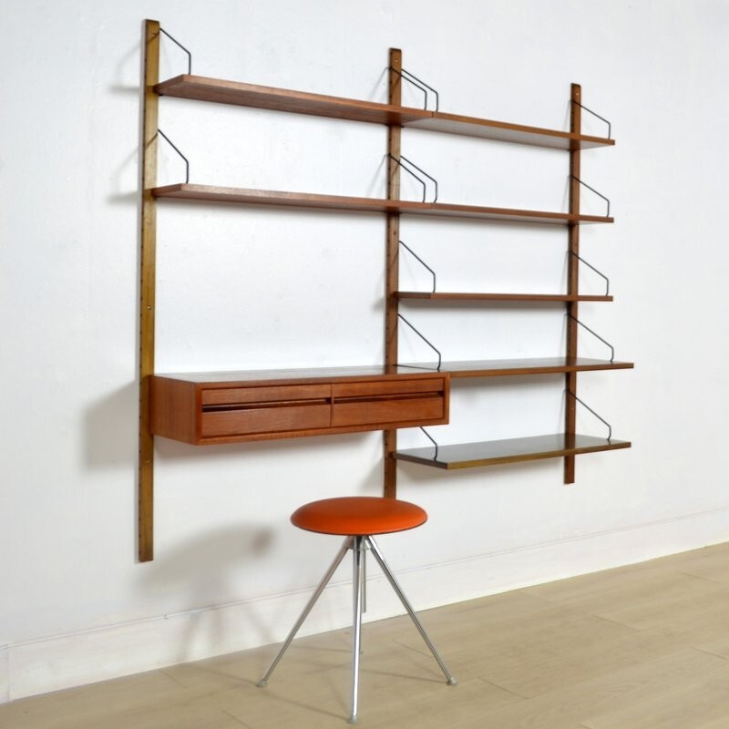 Modular bookcase Poul Cadovius "Royal System" - 1960s