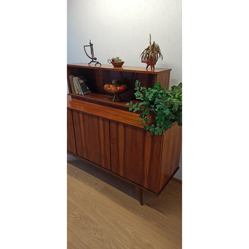 Enfilade moderniste vintage en bois, 1960