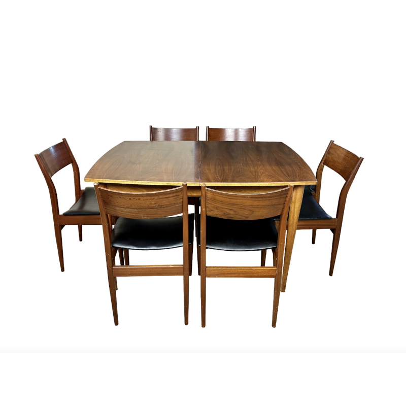 Vintage dining set by Uniflex, 1960s