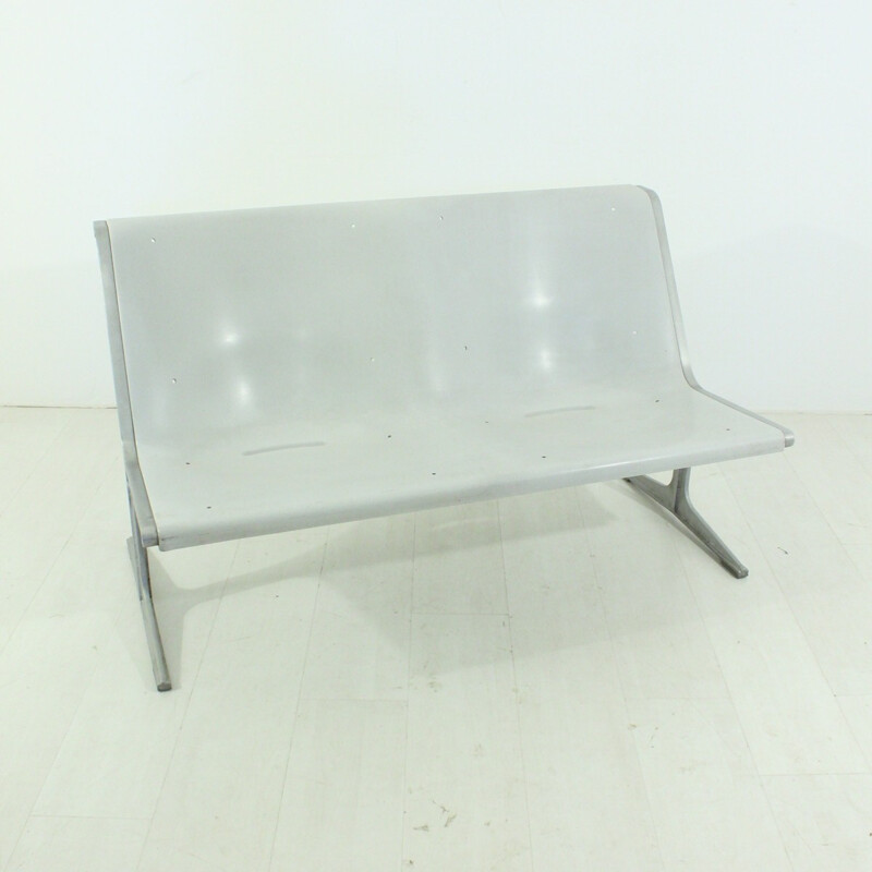 Ffiberglass bench by Friso Kramer for Wikhahn - 1960s