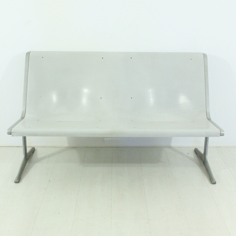 Ffiberglass bench by Friso Kramer for Wikhahn - 1960s