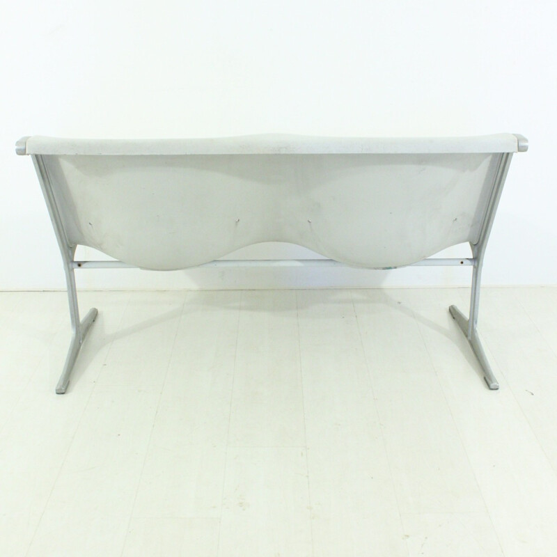 Ffiberglass bench by Friso Kramer for Wikhahn - 1960s