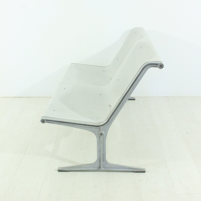 Ffiberglass bench by Friso Kramer for Wikhahn - 1960s