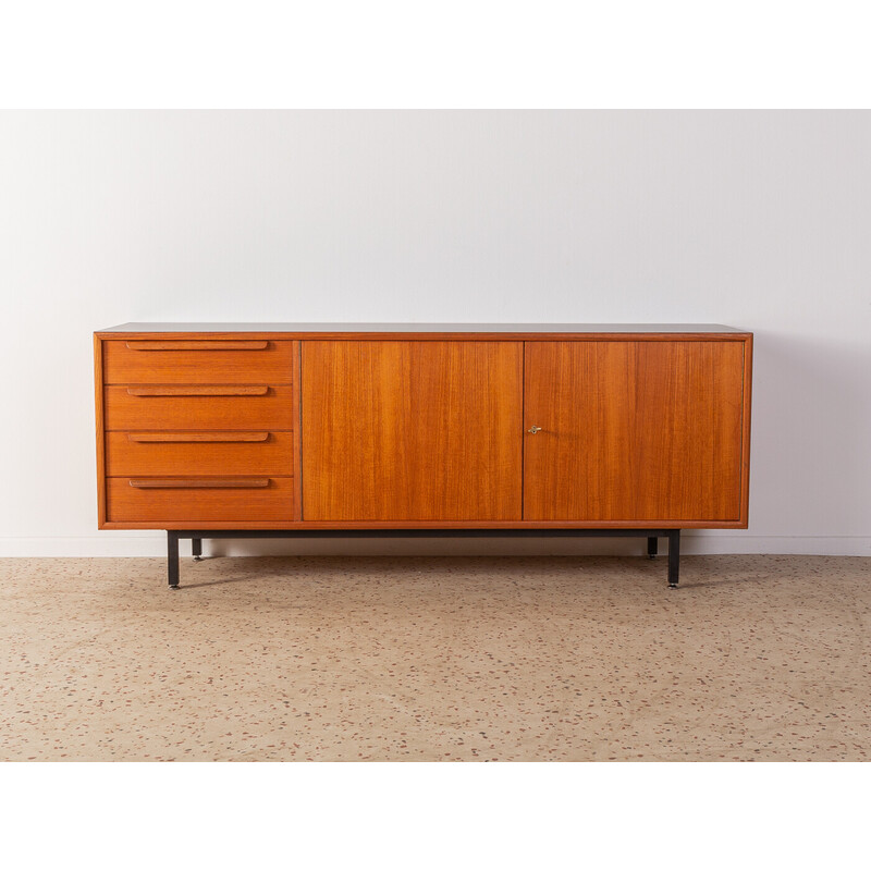 Vintage sideboard in teak veneer by Wk Möbel, Germany 1960s