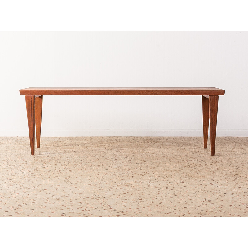 Vintage flower bench in teak, Denmark 1960s