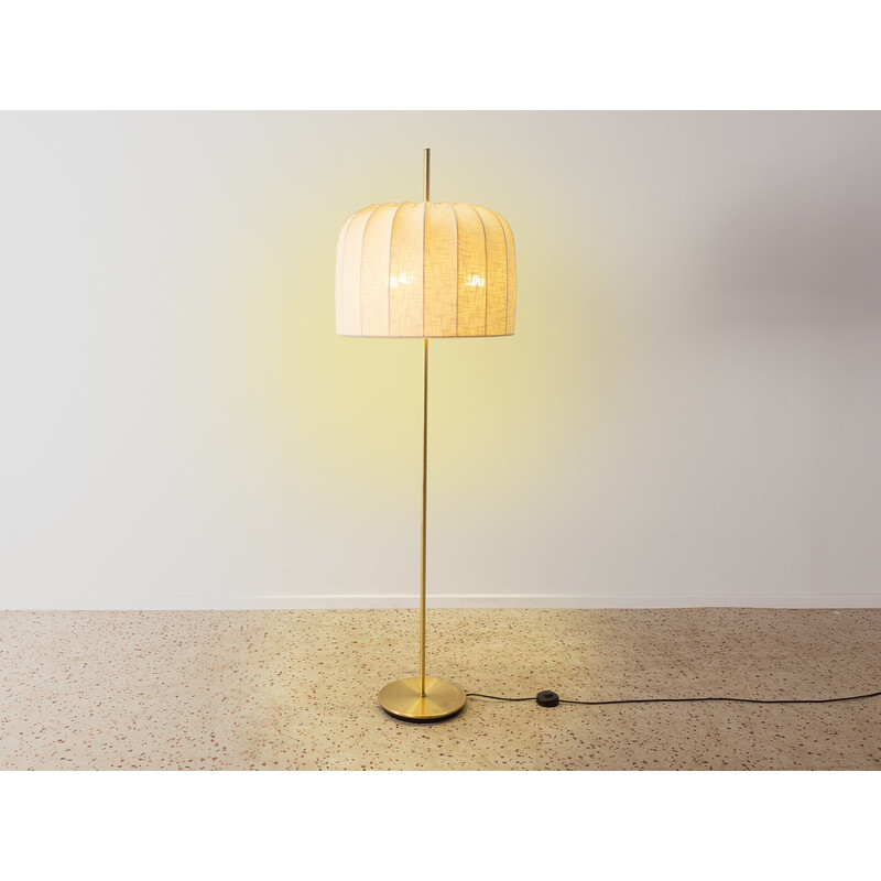 Vintage brass floor lamp by Staff, Germany 1950s