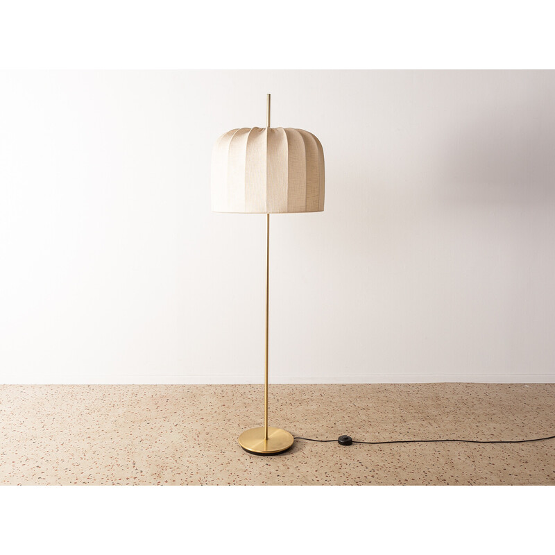 Vintage brass floor lamp by Staff, Germany 1950s