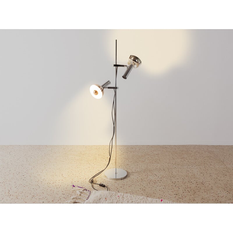 Vintage floor lamp with two lamp shades, Germany 1960s