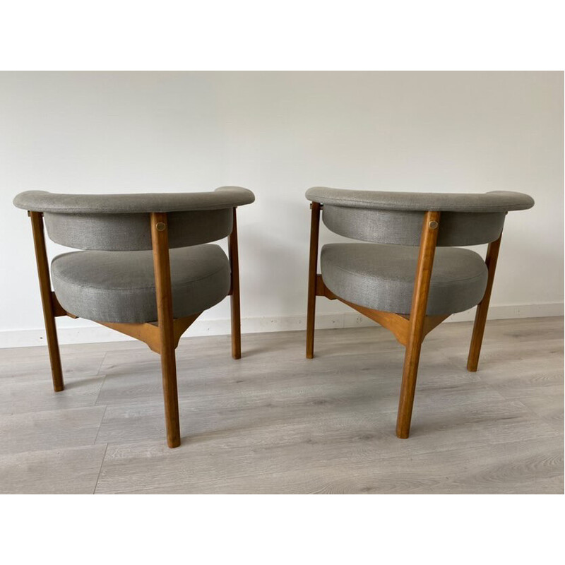 Paar vintage fauteuils van Ernesto Radaelli, 1960