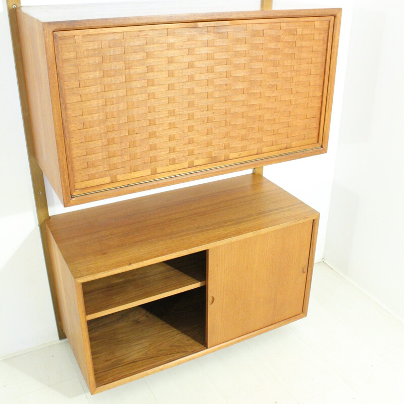 Mid-century Danish modular teak wall unit by Paul Cadovious for Cado - 1960s