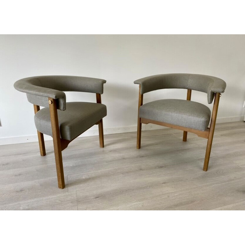 Paire de fauteuils vintage par Ernesto Radaelli, 1960