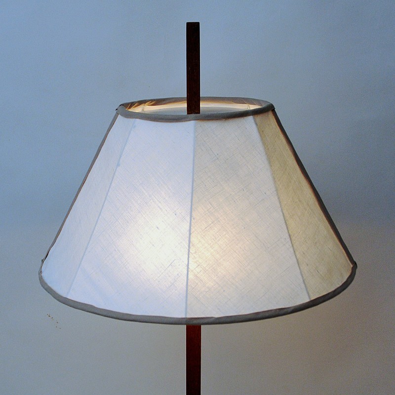Vintage vloerlamp mod G35 in teak en ijzer van Hans-Agne Jakobsson voor Markaryd, Zweden 1960