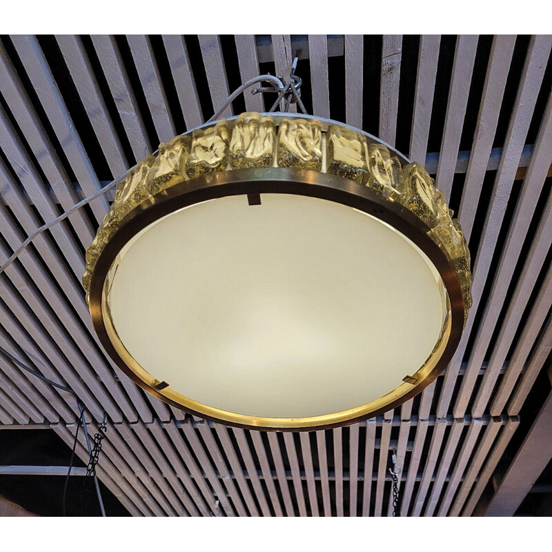 Vintage Perzel ceiling lamp model no. 2058 B, 1970