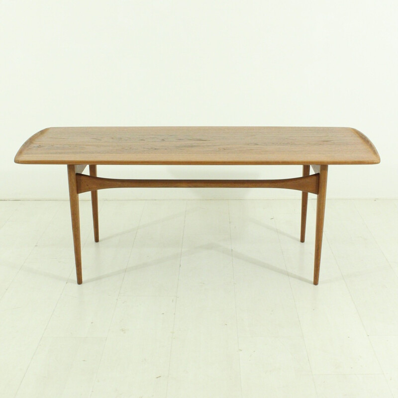 Danish teak coffee table by Tove & Edvard Kindt-Larsen for France & Son - 1960s
