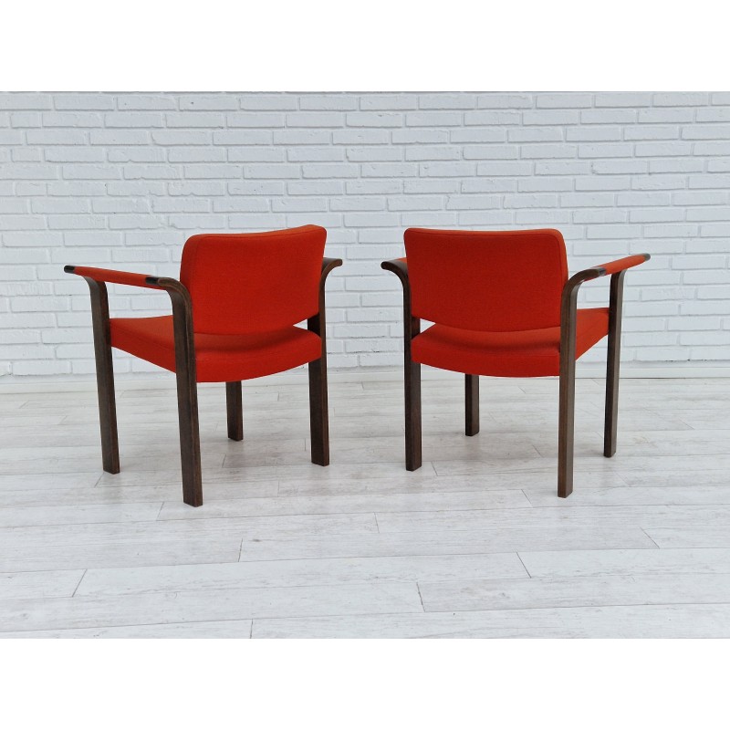 Ein Paar dänische Sessel von Magnus Olesen, 1980er Jahre