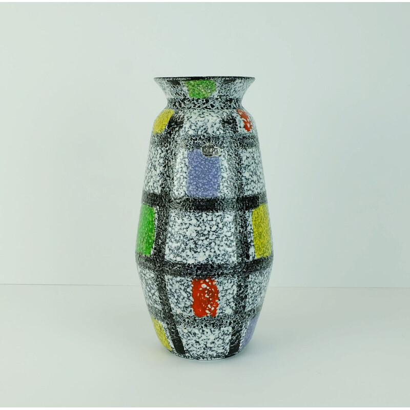 Vaso di metà secolo modello 608-30 di Bay-Keramik, 1960