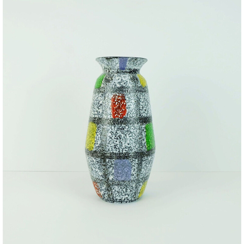 Modelo de vaso de meados do século 608-30 por Bay-Keramik, década de 1960