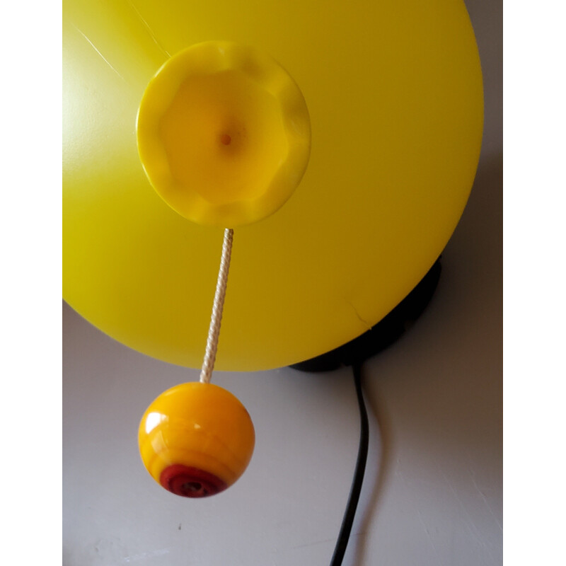 Pair of vintage Bilumen balloon wall lamps by Yves Chritin, Italy 1970