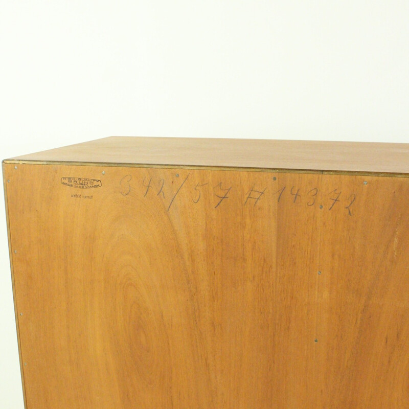 Danish teak highboard by Henning Kjaernulf for Bruno Hansen - 1960s