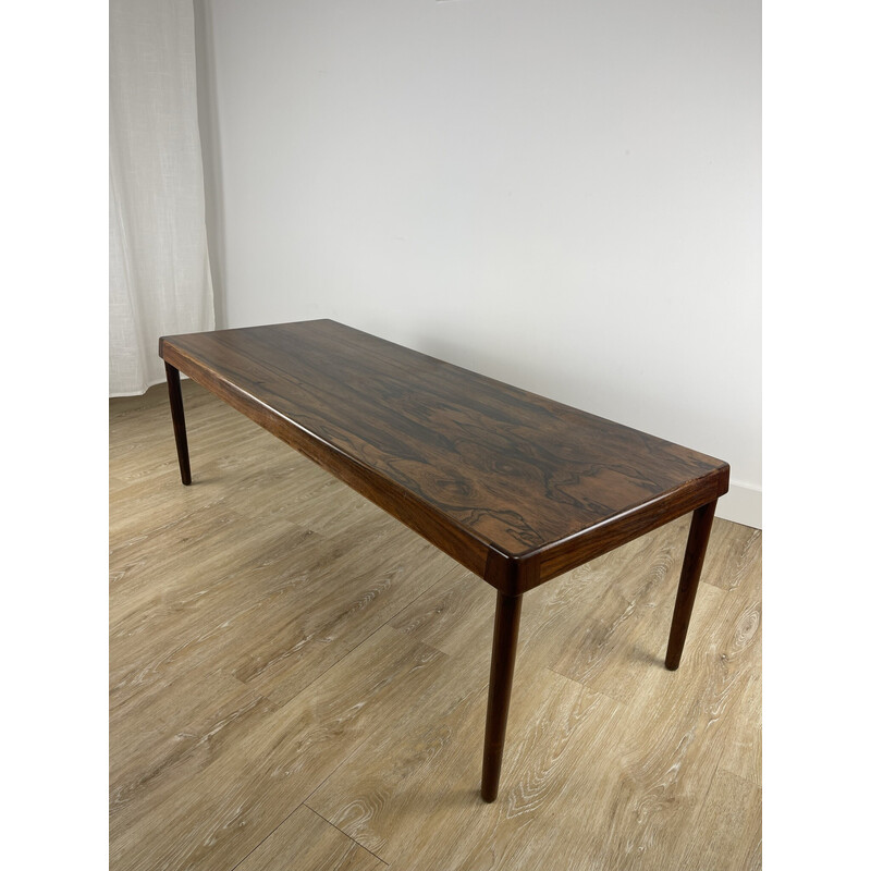 Table basse vintage en palissandre par J.L Moller, danemark  1960