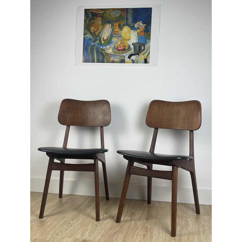 Paar Deense stoelen van Ib Kofod Larsen, 1960