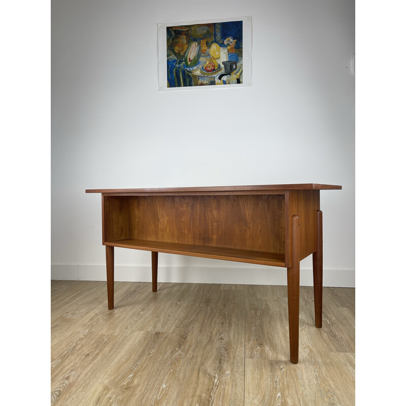 Scandinavian vintage teak desk