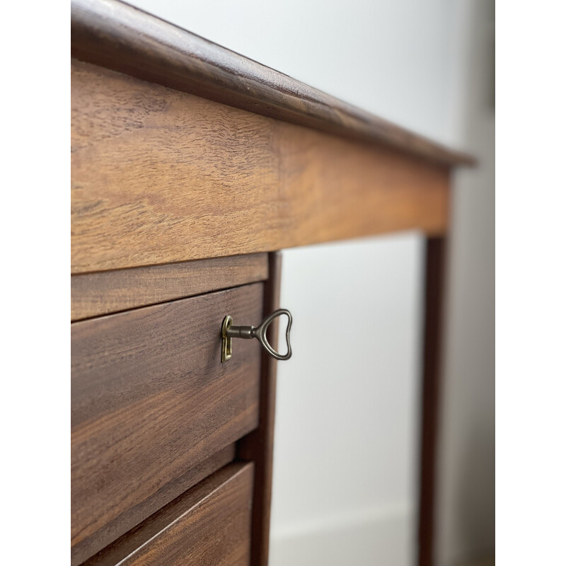 Vintage teak bureau