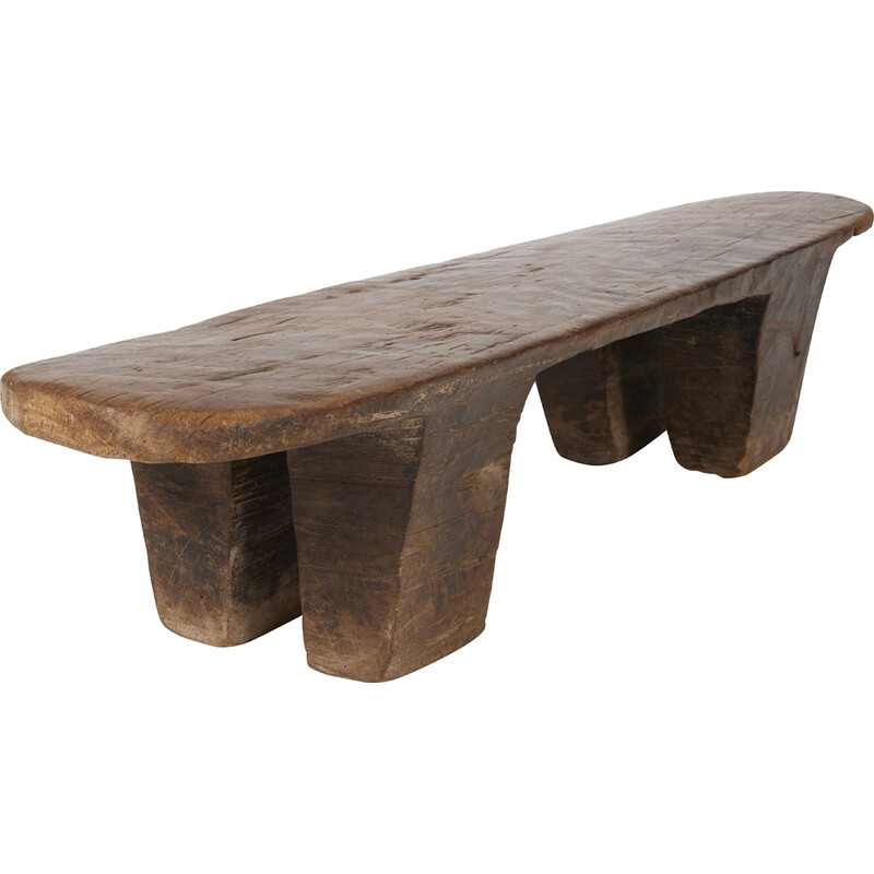 Banc Africain vintage Senufo, 1980