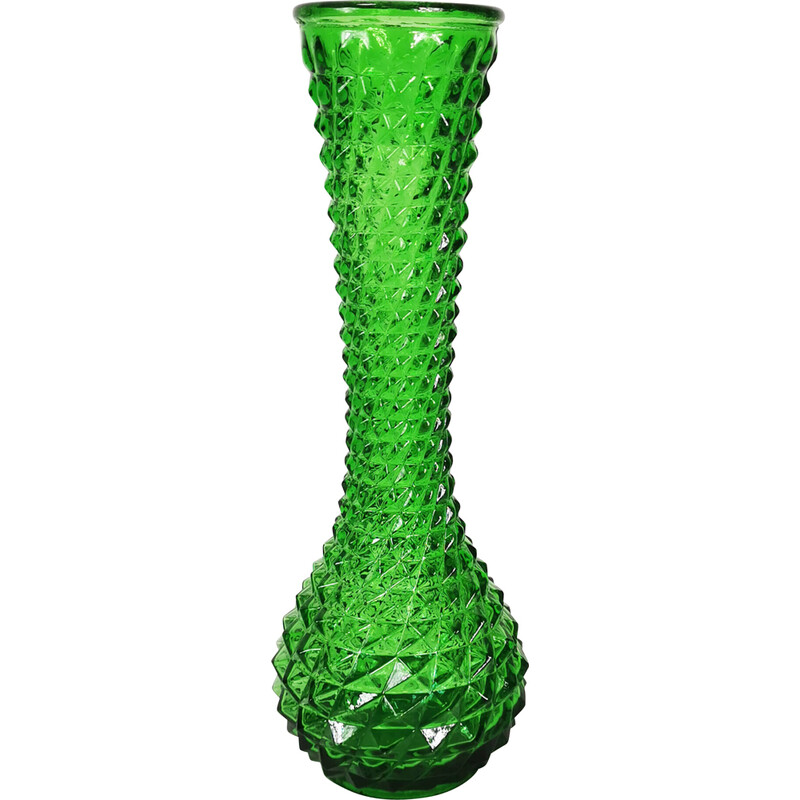 Vintage modernist glass vase, Italy 1960s