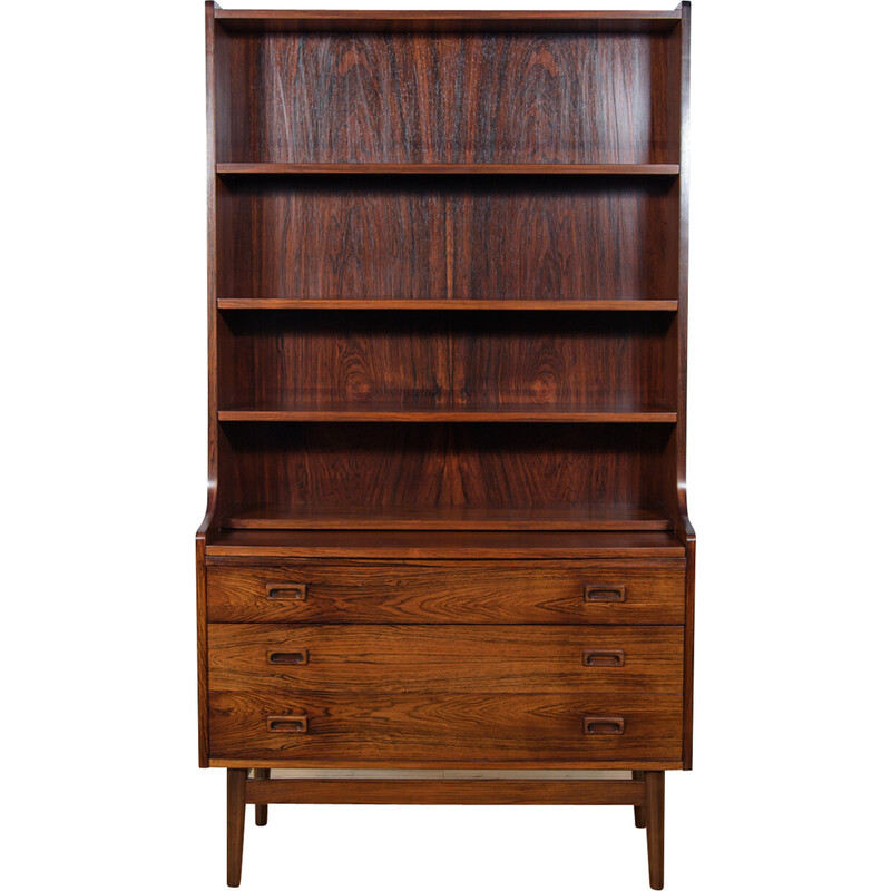Mid-century rosewood shelf with pull-out top, Denmark 1960s