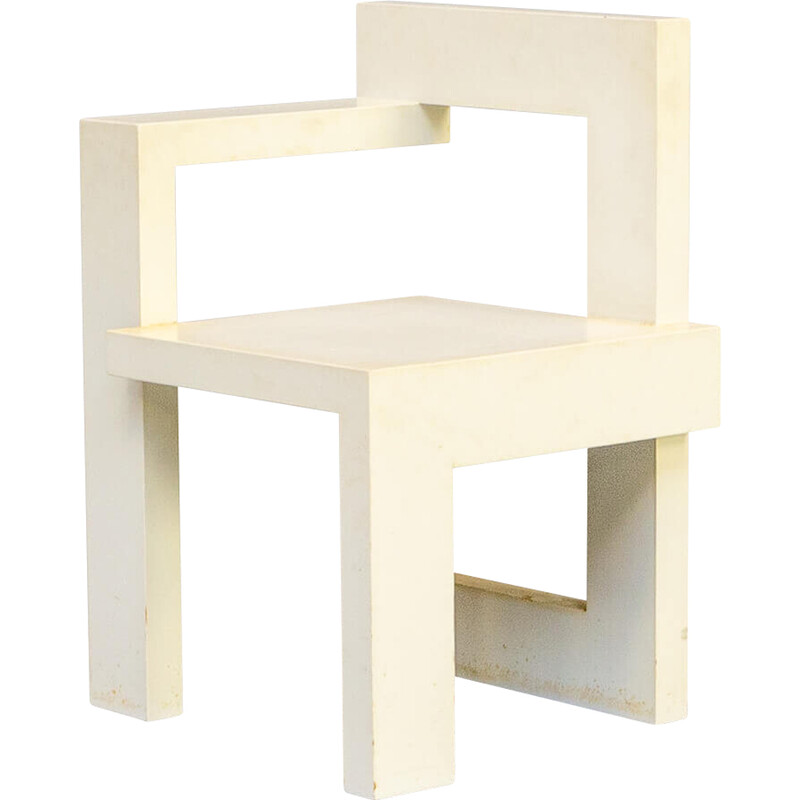 Cadeirão Vintage "Steltman" de Gerrit Rietveld, década de 1960