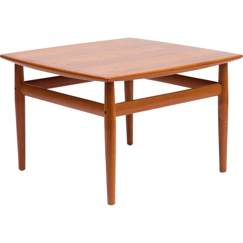 Danish vintage teak coffee table by Greta Jalk for Glostrup Mobelfabrik, 1960s